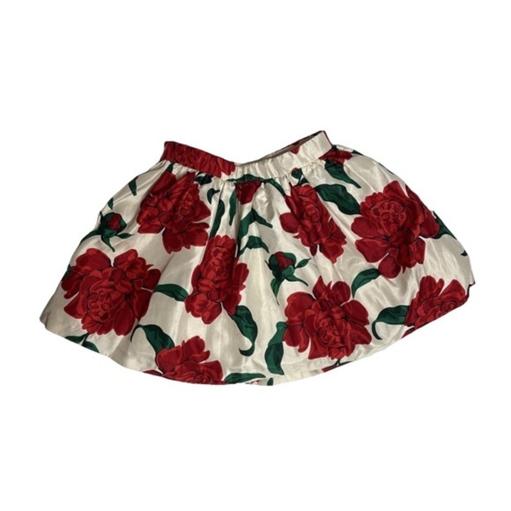 ⭐️ Gymboree Floral Skirt with Red flowers- size 5